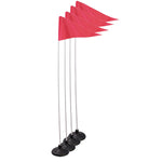 Champion Sports Premium Soccer Corner Flags - Set of 4