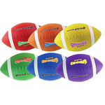 Champion Sports Rhino Skin Super Squeeze Football Set - Set of 6