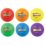 Champion Sports Rhino Skin Super Squeeze Soccer Ball Set - Set of 6