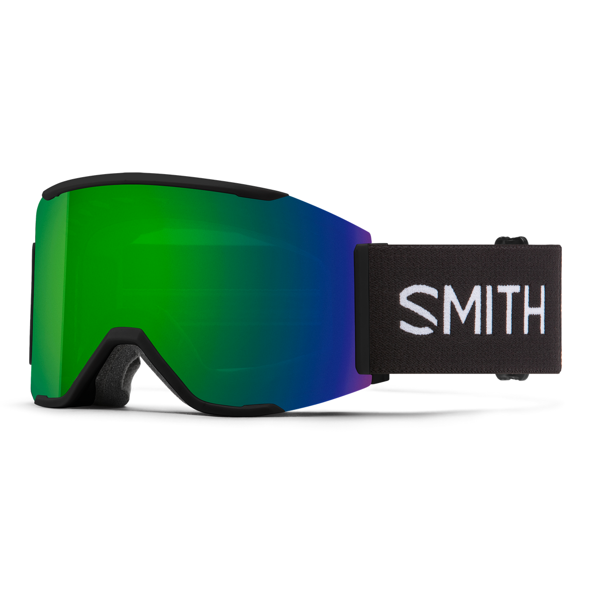Smith Squad MAG Low Bridge Fit - Series '65 - Black | ChromaPop Sun Green Mirror