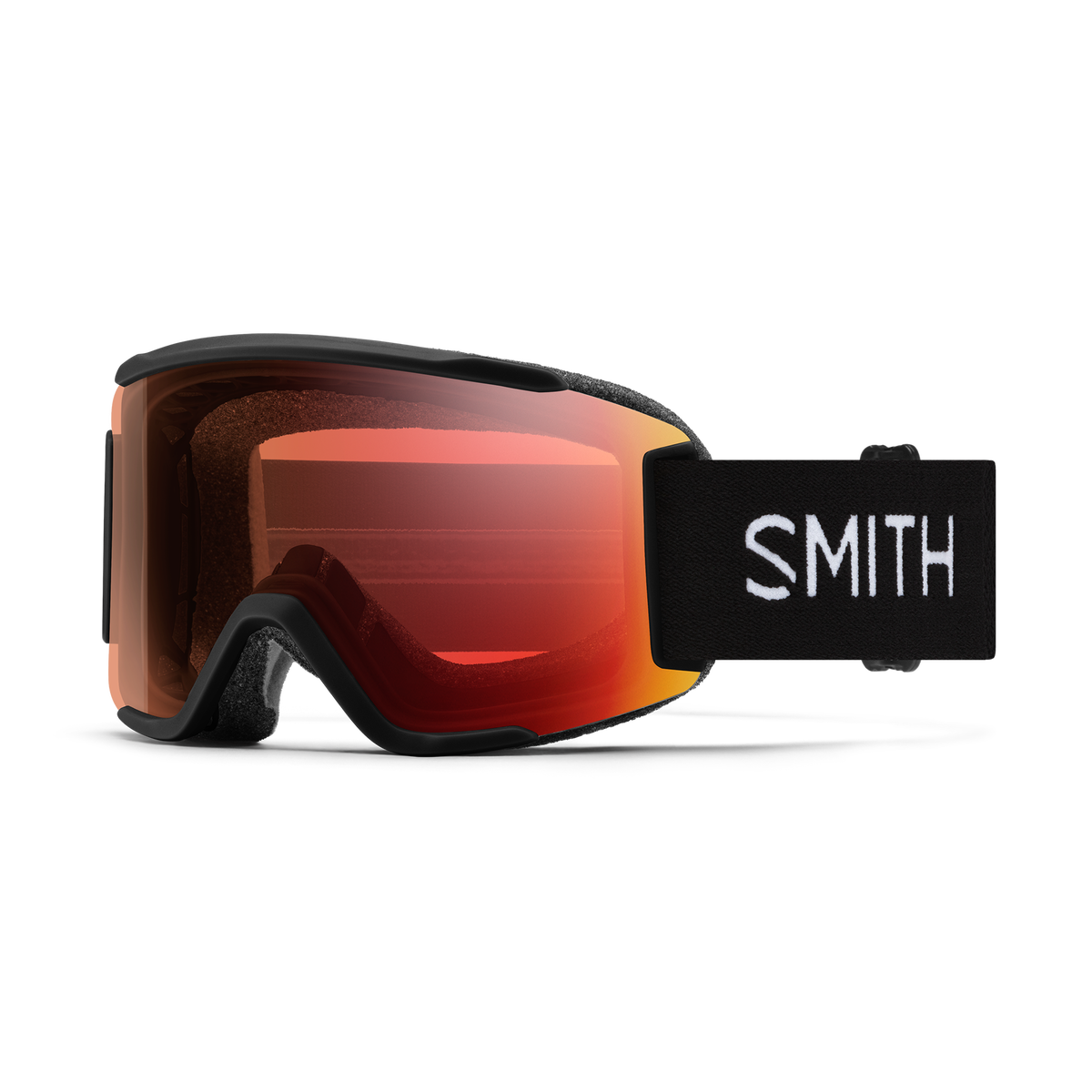 Smith Squad S - Black | ChromaPop Pro Photochromic Red Mirror