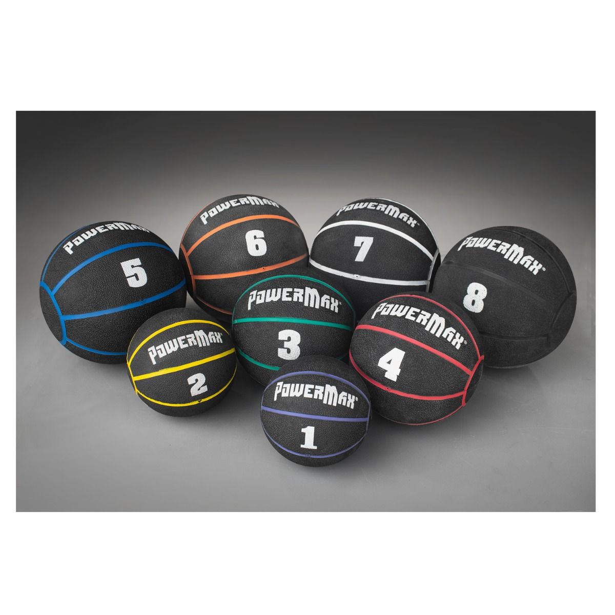Gill Powermax Rubber Med Ball; 6.5" Dia