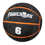 Gill Powermax Rubber Med Ball; 6.5" Dia