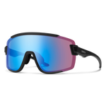 Smith Wildcat - Series '65 - Matte Black | ChromaPop Low Light Rose Blue Mirror