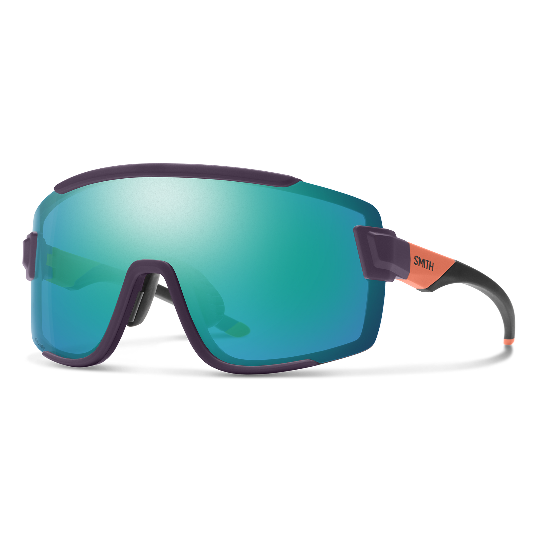 Smith Wildcat - Series '65 - Matte Purple / Cinder / Hi Viz | ChromaPop Opal Mirror