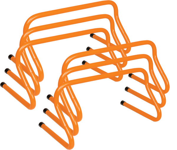 Champion Sports Weighted Training Hurdle Set - Set of 6