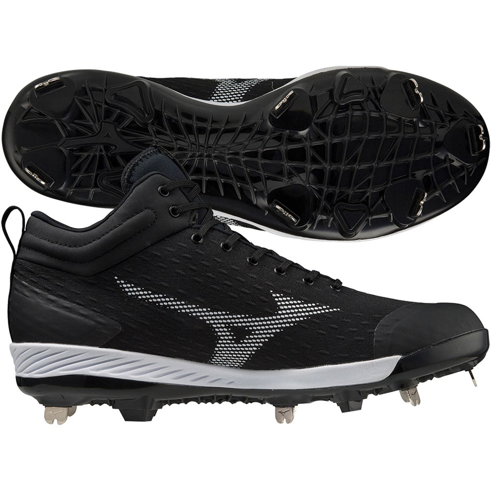 Mizuno Pro Select Mid Metal Baseball Cleat — Footwear