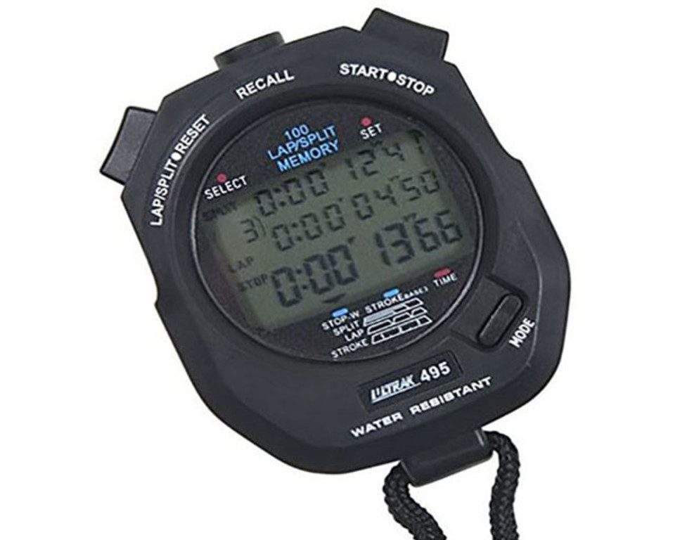 Ultrak 495-100 Lap Memory Stopwatch