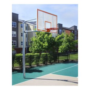 Porter Outdoor BB System; Vertical; 6' Ext; Fan Fiberglass Board; Super Goal