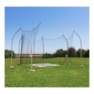 Gill Hs Aluminum Discus Cage; 6 Pole