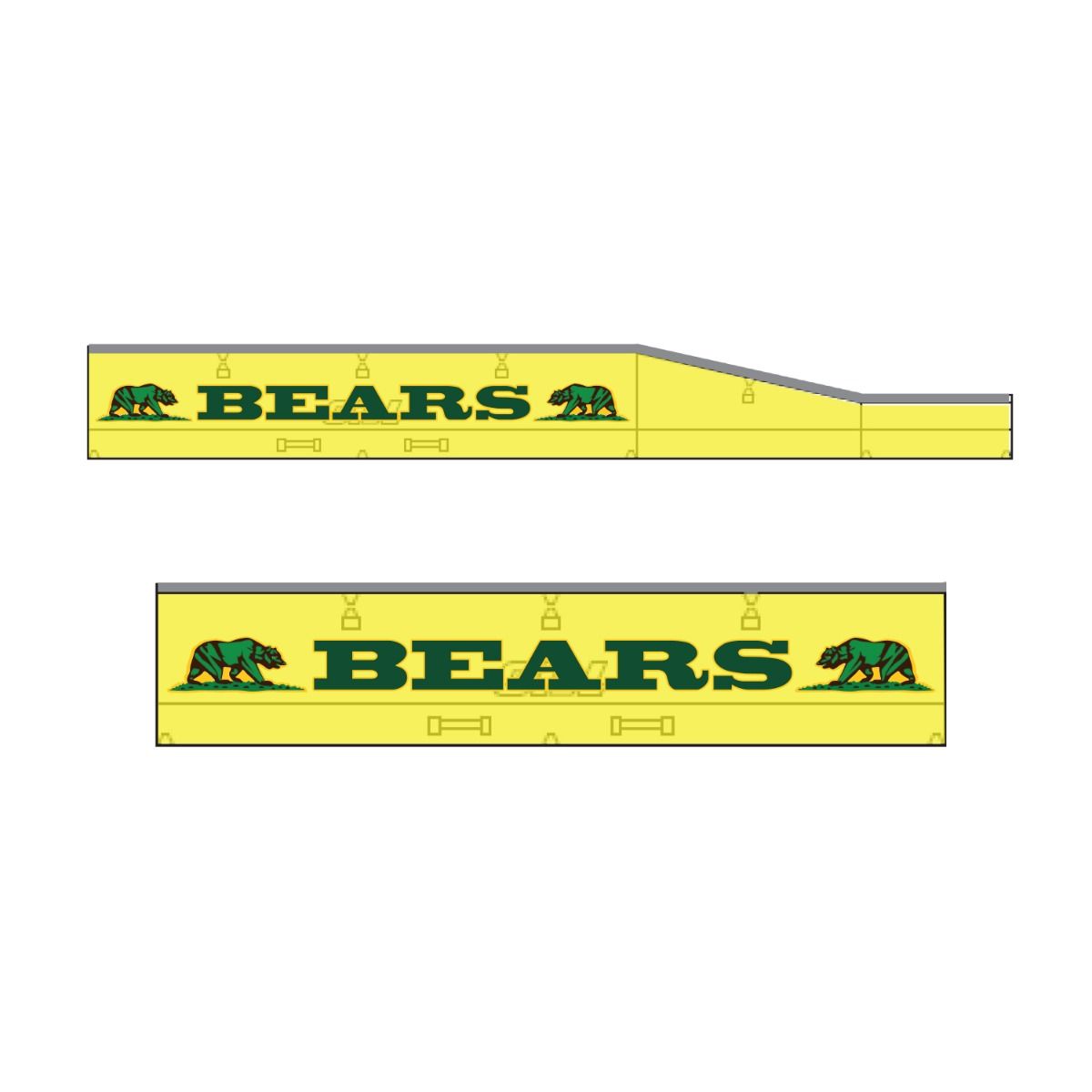 Gill Custom Graphic Ultimate Landing System Bun Casing Side Panel