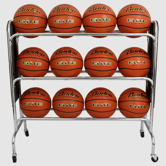 Basketball rack with balls