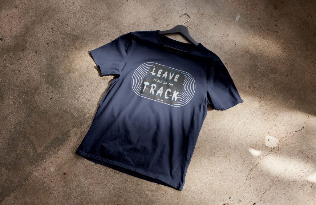 Bella + Canvas Leave it All on the Track Tee