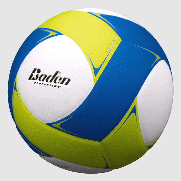 Blue yellow volleyball