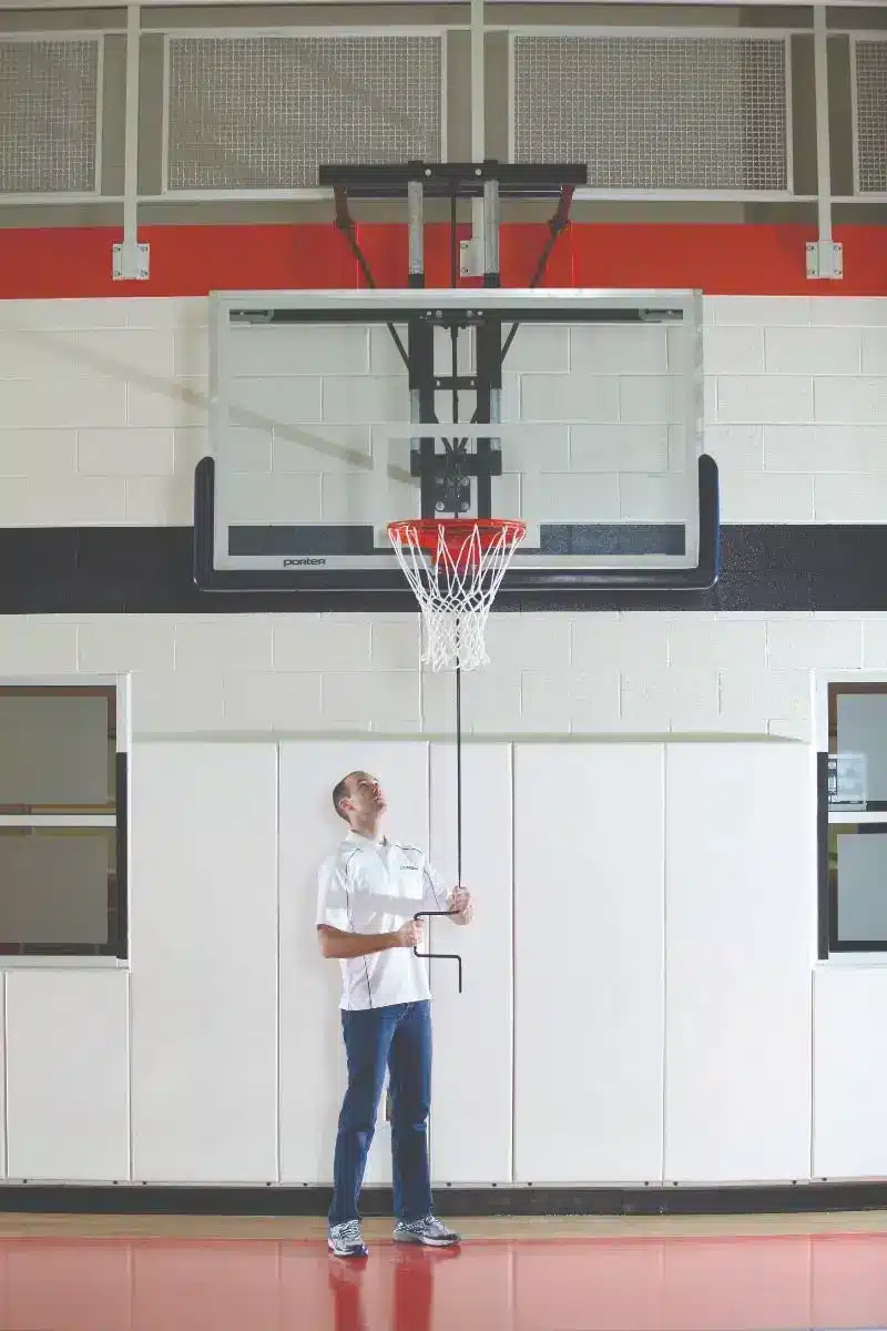 Porter Manual Center-strut Height Adjuster; Double Drop For Rect Board