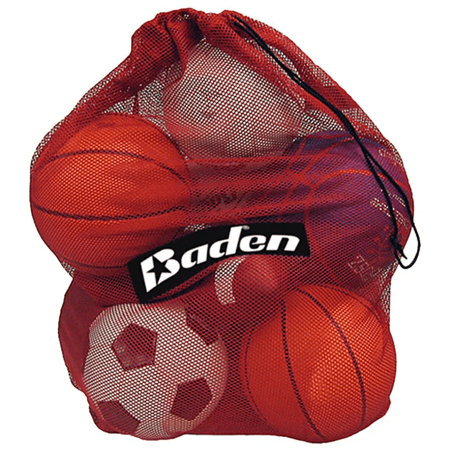 Red mesh ball bag