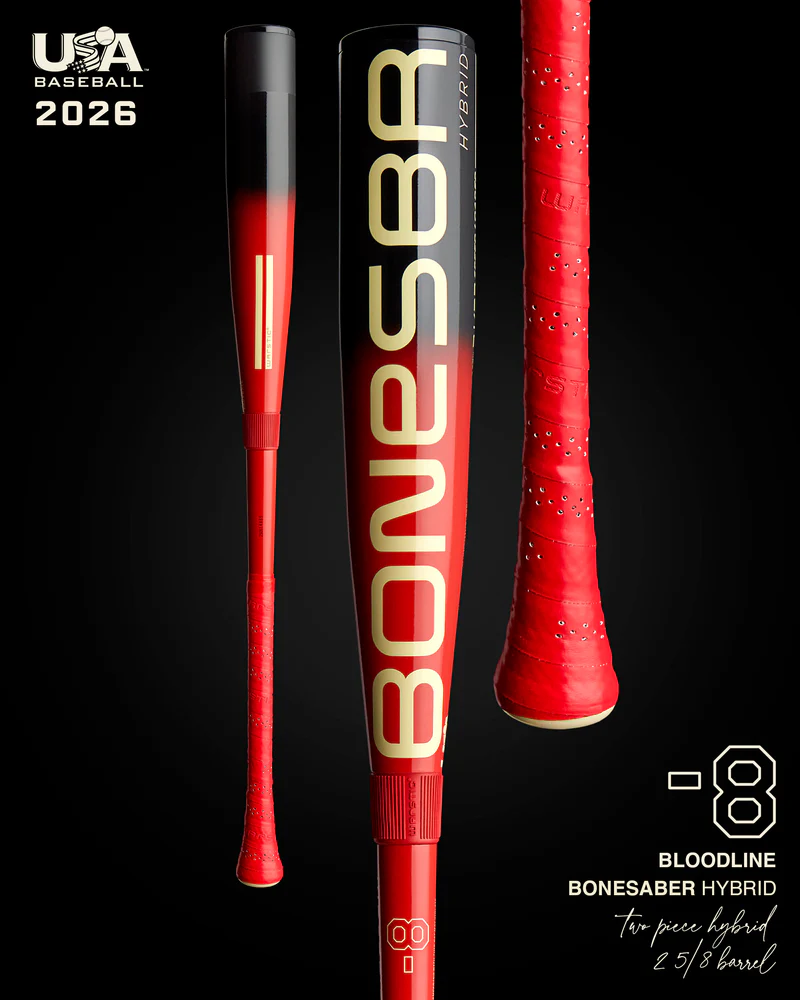 Warstic 2026 Bonesaber Hybrid Bloodline USA Baseball Bat -8