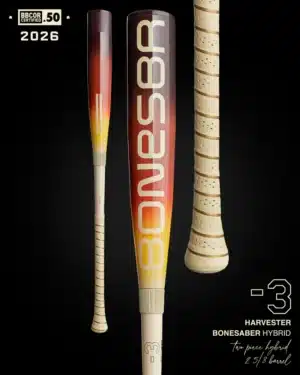Warstic 2026 Bonesaber Hybrid Harvester Limited Edition BBCOR Metal Baseball Bat
