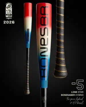 Warstic 2026 Bonesaber Hybrid Lone Star USSSA Baseball Bat -5
