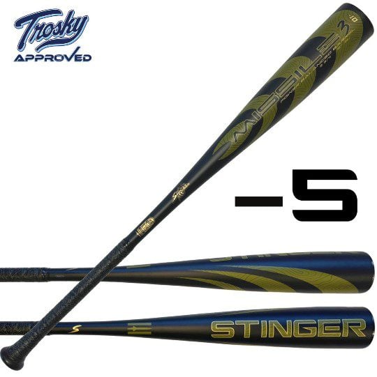 Stinger Missile 3 Aluminum USSSA Certified -5 Baseball Bat