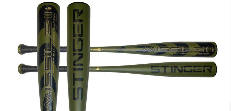 Stinger Missile 2 Aluminum BBCOR Certified -3 Baseball Bat