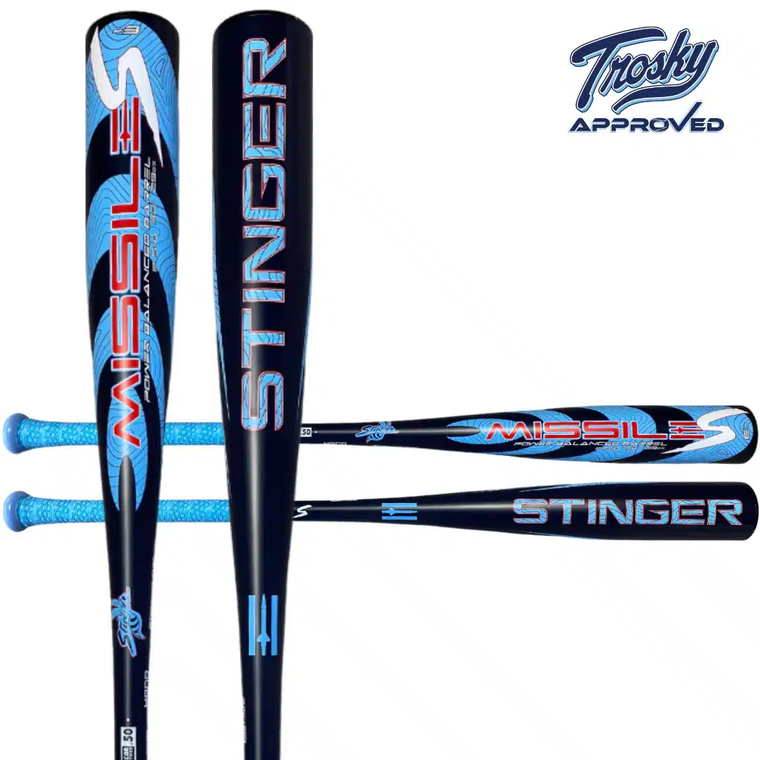 Stinger Missile S Aluminum BBCOR Certified -3 Baseball Bat