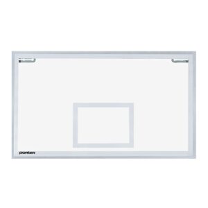 Porter Center-Strut Glass Backboard; 72" X 42"