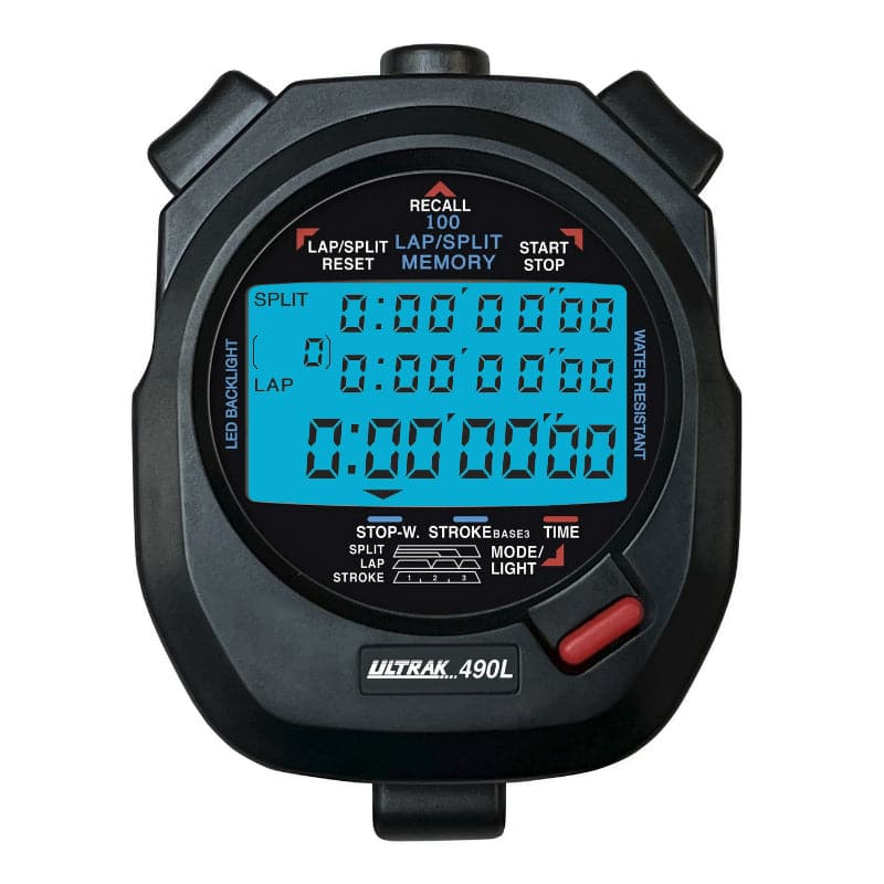 Ultrak 490L – 100-Lap Memory Stopwatch with EL Backlight