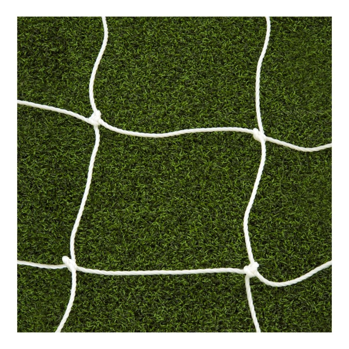 Porter Soccer Nets; 8′ X 24′ X 8′ X 3′; Square Braided; White