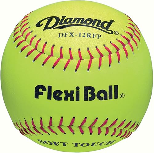 Diamond 12" NFHS Collegiate Leather Fastpitch Softball (Dozen)