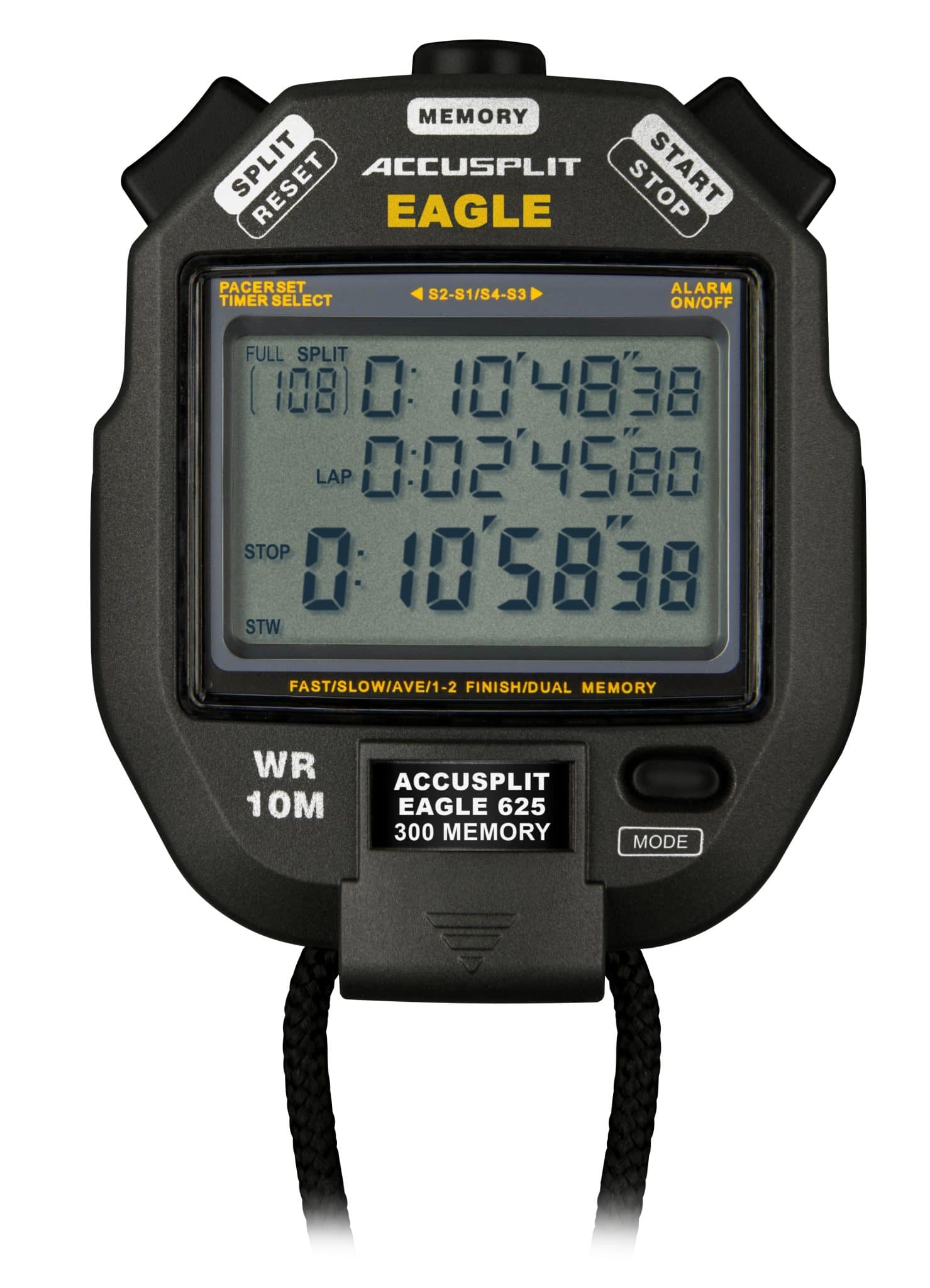 Accusplit AX625M300 – 300-Memory Multifunction Stopwatch
