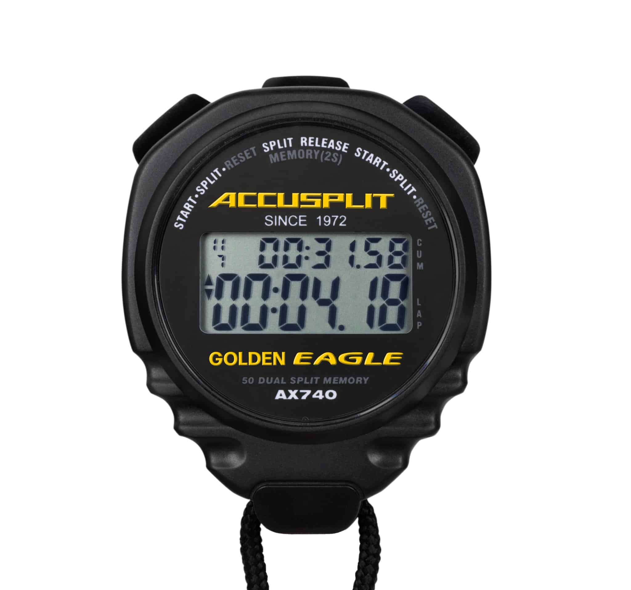 Accusplit AX740 – 50-Memory Dual-Split Stopwatch