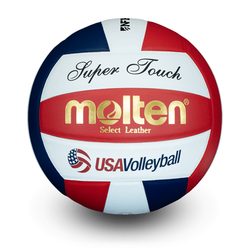 Molten Super Touch Volleyball R/W/B NFHS