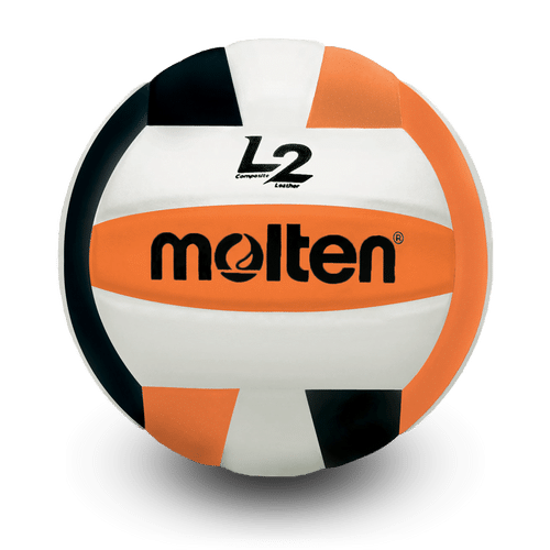 Molten L2 Black/Orange Indoor Volleyball NFHS
