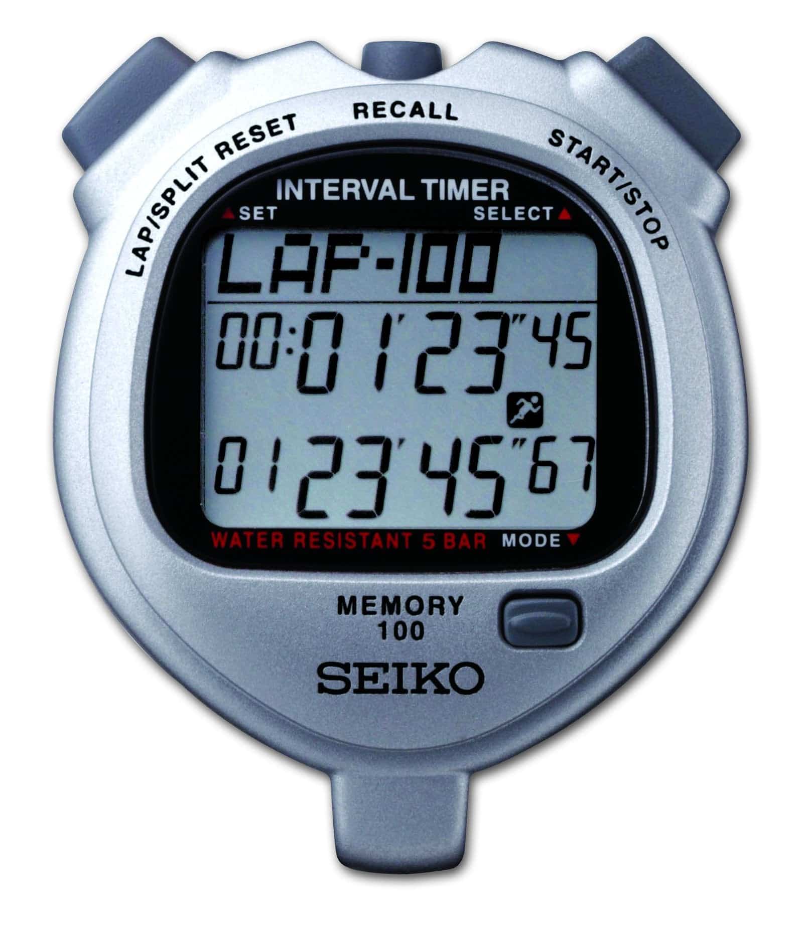 Seiko S057 – 100-Lap Memory Dual Timer for Interval Training