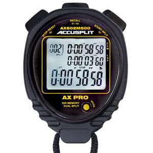 Accusplit AX602M500 – 500-Memory Multifunction Stopwatch