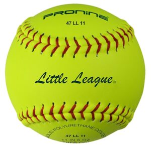 ProNine 47 LL 11 Little League 11" Leather Fastpitch Softball