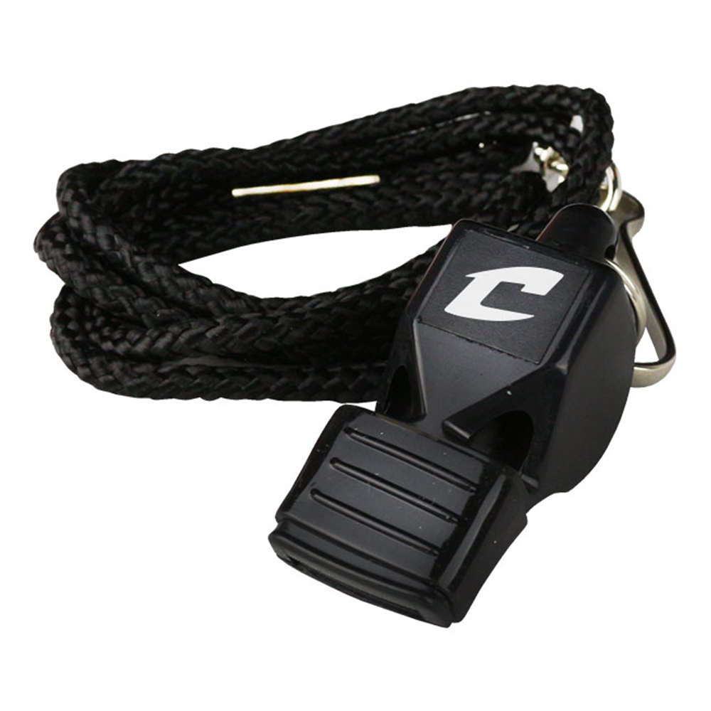 Champro Officials' Whistle w/Lanyard  & Mouth Cushion
