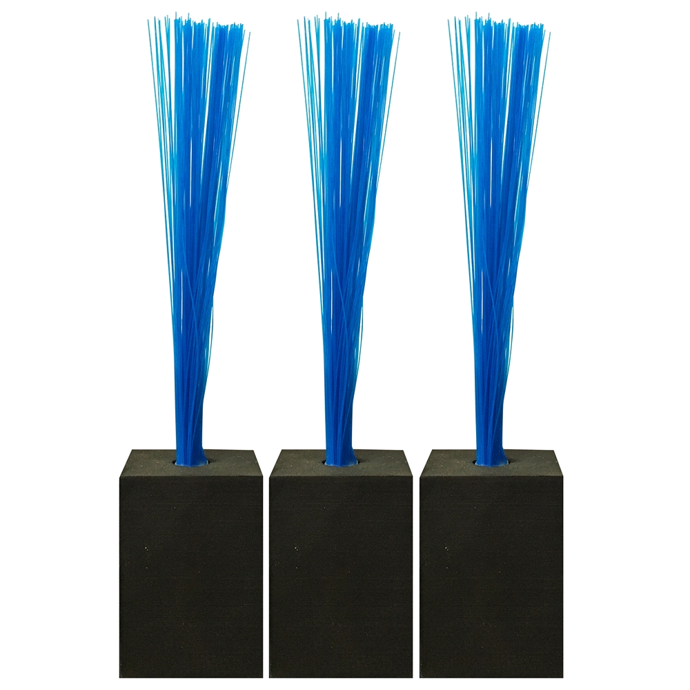 Foam Base Plug with Tassel - 3 Pack