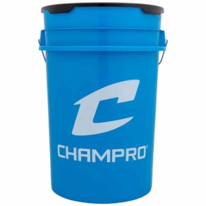 Champro Optic Blue Bucket w/Lid; 6 Gallon