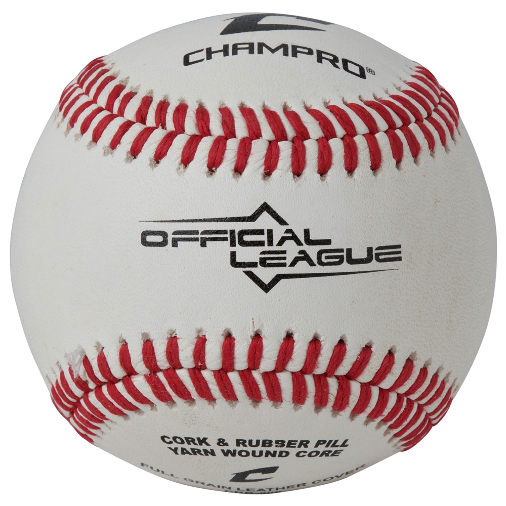 Champro Official League Full Grain Leather; 6-Pack