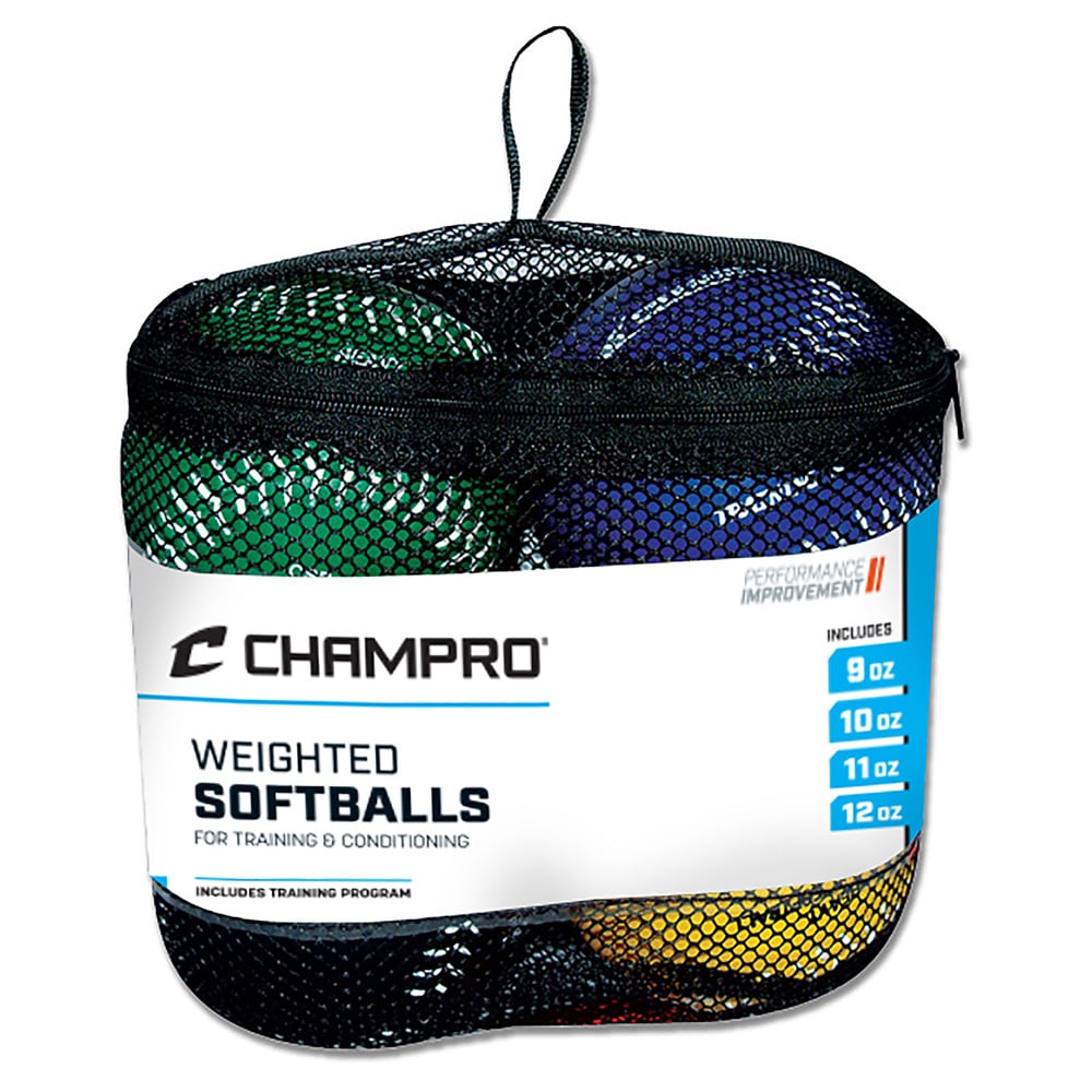 Champro Weighted Training Softball Set (incudes 9oz, 10oz, 11oz, 12oz)