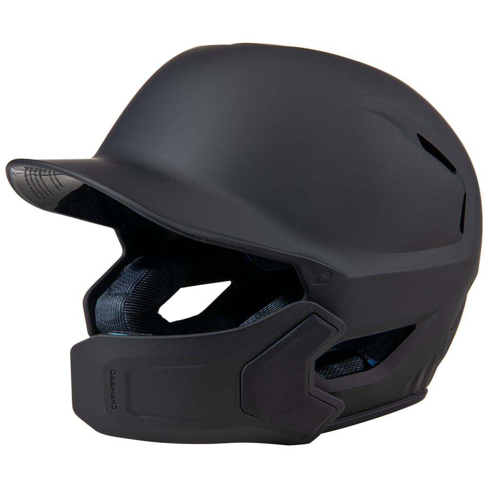 Champro HXE Matte Batting Helmet w/Jaw Guard