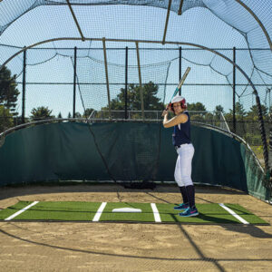 On-Deck Sports 12' x 7' Softball Batting Mat Pro (Lined)