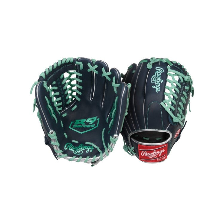 Rawlings R9 11.75" Infield Baseball Glove R9205-4N 1 Rawlings R9 11.75" Infield Baseball Glove R9205-4N