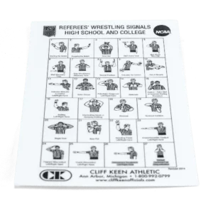 Cliff Keen Wrestling Signal Card