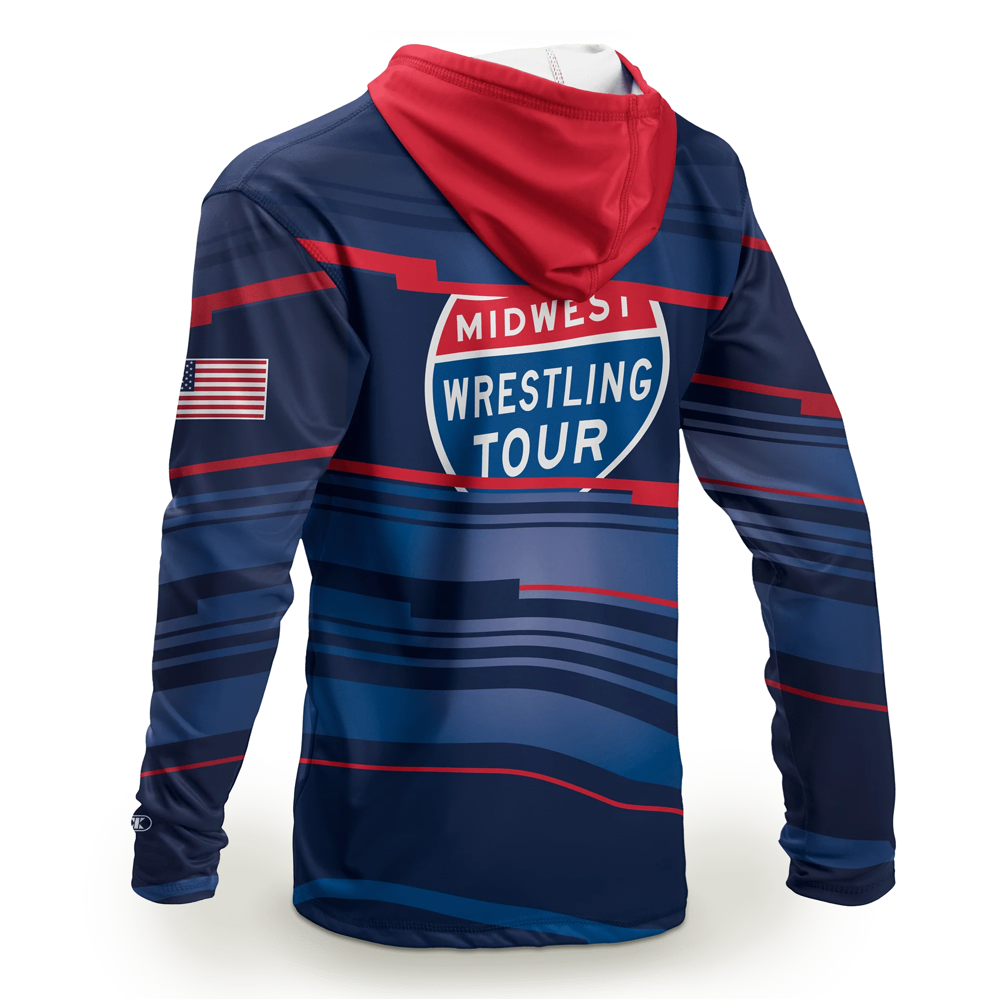Cliff Keen Sublimated Wrestling Hoodie 2 Cliff Keen Sublimated Wrestling Hoodie - Image 2