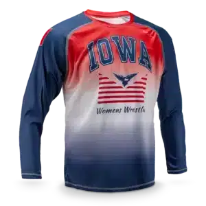 Cliff Keen Sublimated Long Sleeve Loose Wrestling Top