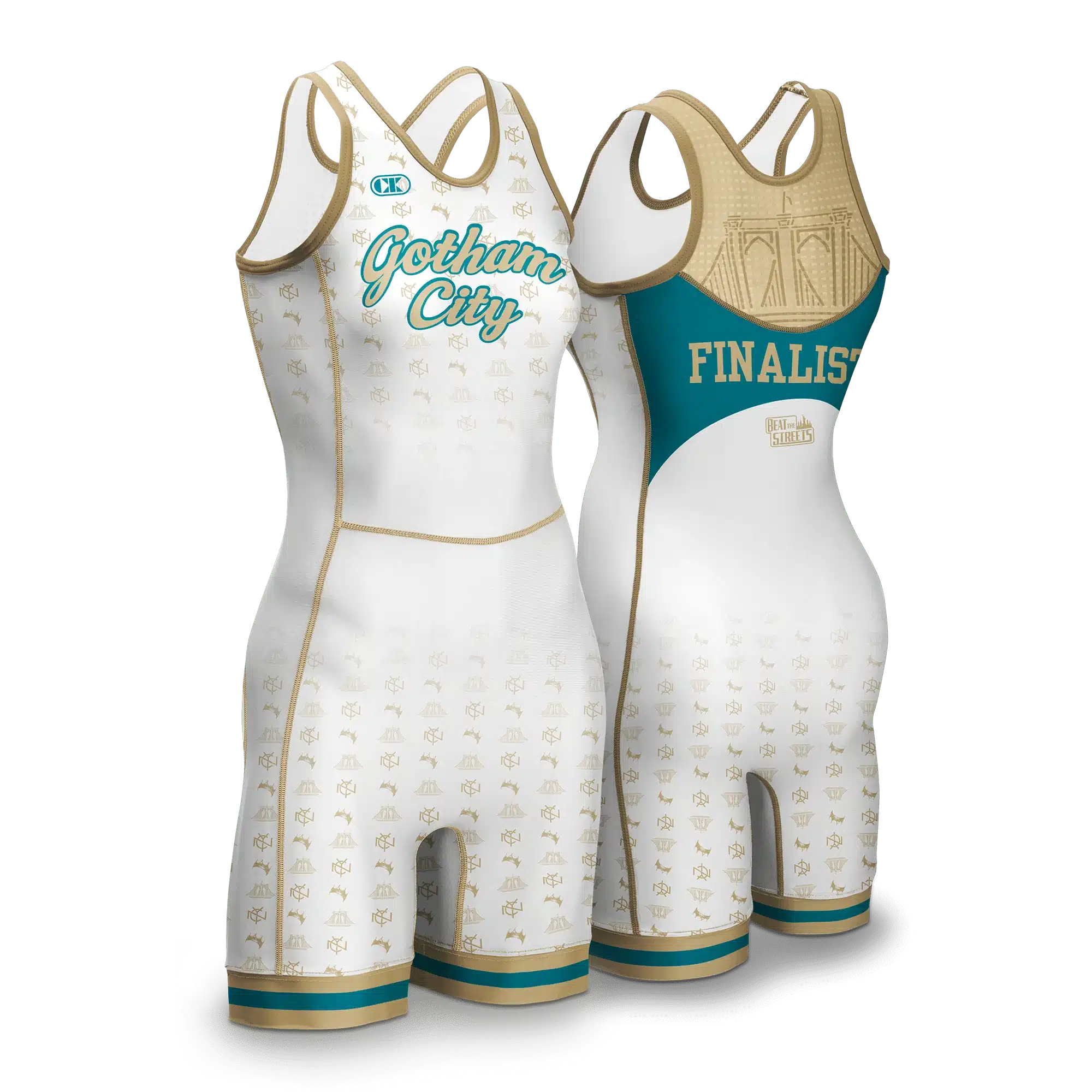 Cliff Keen Women's Deluxe Mesh Back Sublimated Wrestling Singlet 1 Cliff Keen Women's Deluxe Mesh Back Sublimated Wrestling Singlet