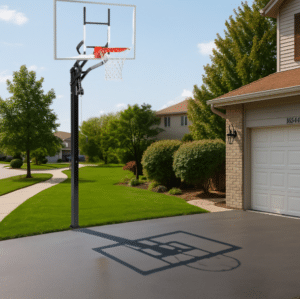 Spalding 2-Piece Pole Inground Basketball System